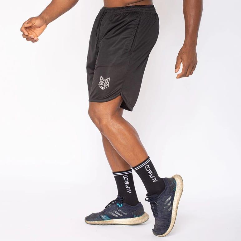 Bermuda Dry Fit Lobo Preto