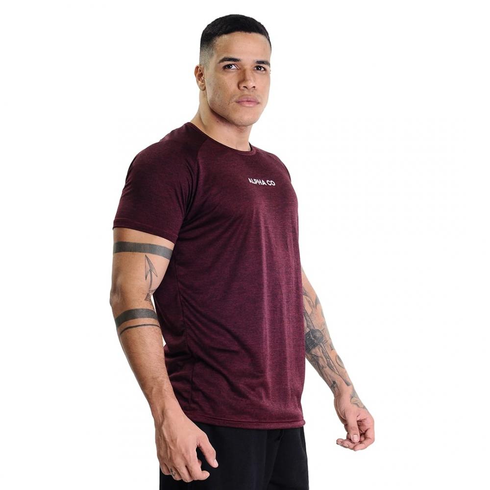 Camiseta Dry Mescla Vinho