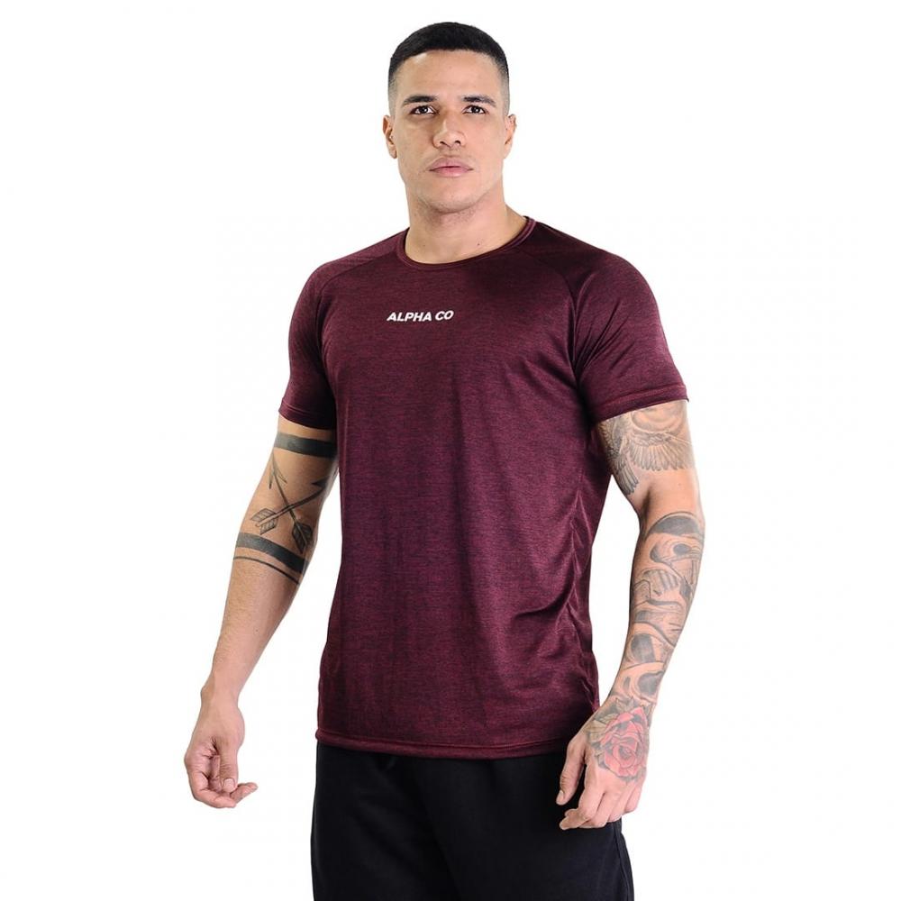Camiseta Dry Mescla Vinho