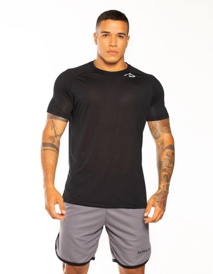 Camiseta Dry Wolf Preto